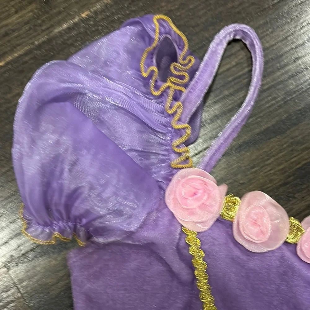 Purple Princess Kids Costume by Kid Kraft (size Large) - Picture 3 of 12